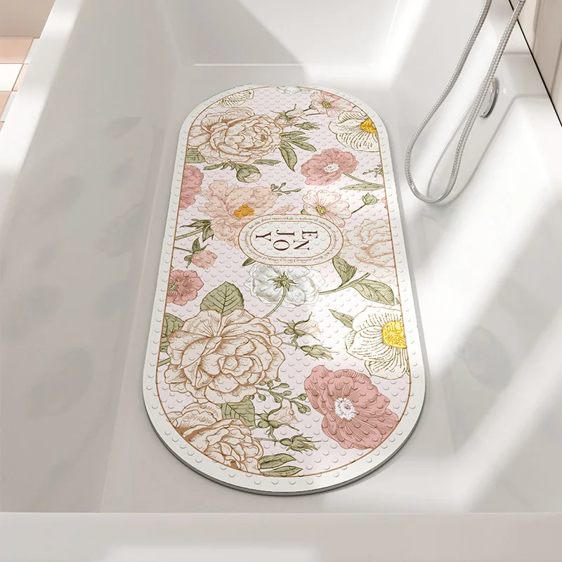 

Non-Slip PVC Bathroom Mat Shower Room Bathtub Massage Foot Pad Elderly And Children Anti-Fall Suction Cup Pad Home Decor