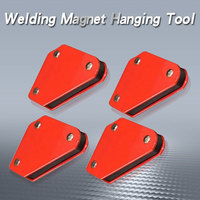 4pcs Welding Magnet Magnetic Holder 45/90/135 Degrees 9LB Arrow Clamp Magnetic Clamp for Welding Positioner Locator Tools