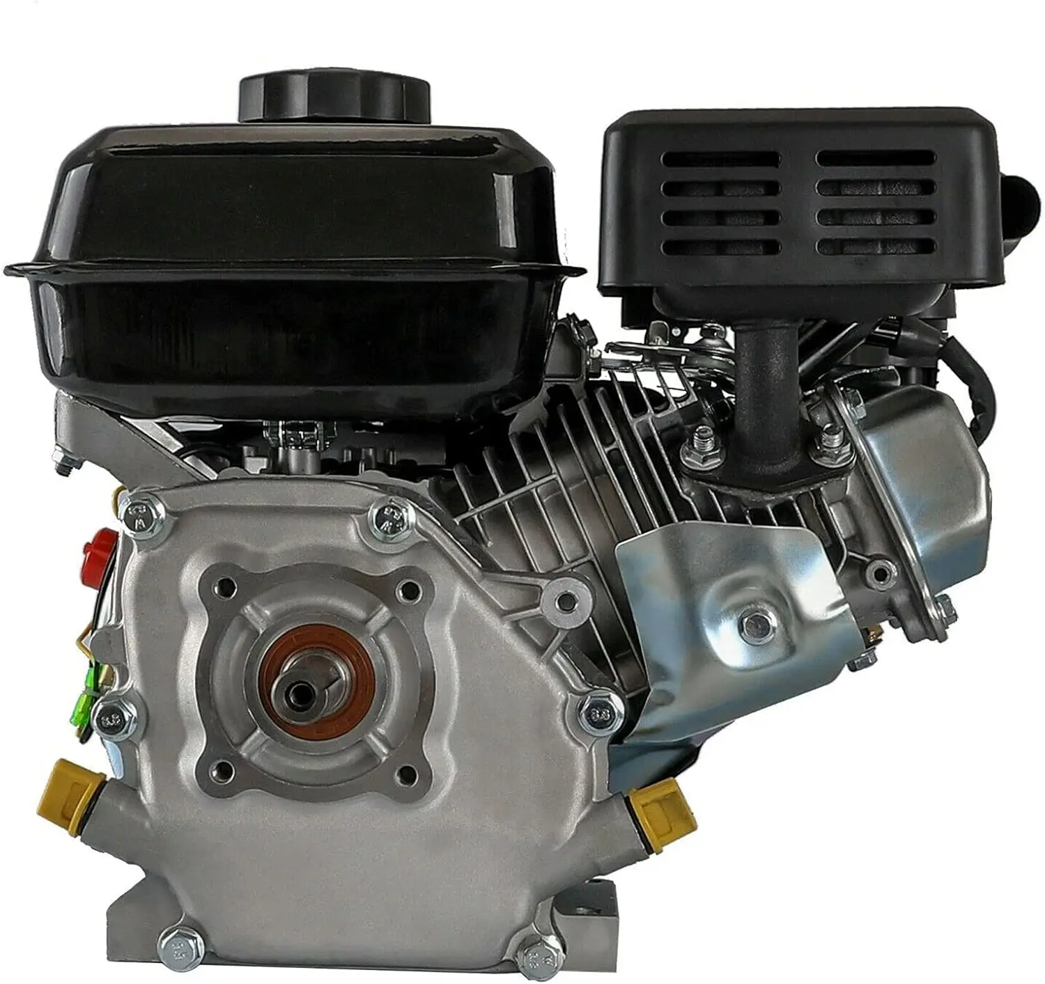 GX160 Gas Engine, 7.5HP 4 Stroke 210CC OHV Air Cooled Horizontal 168F Pull Start Gasoline Engine Single