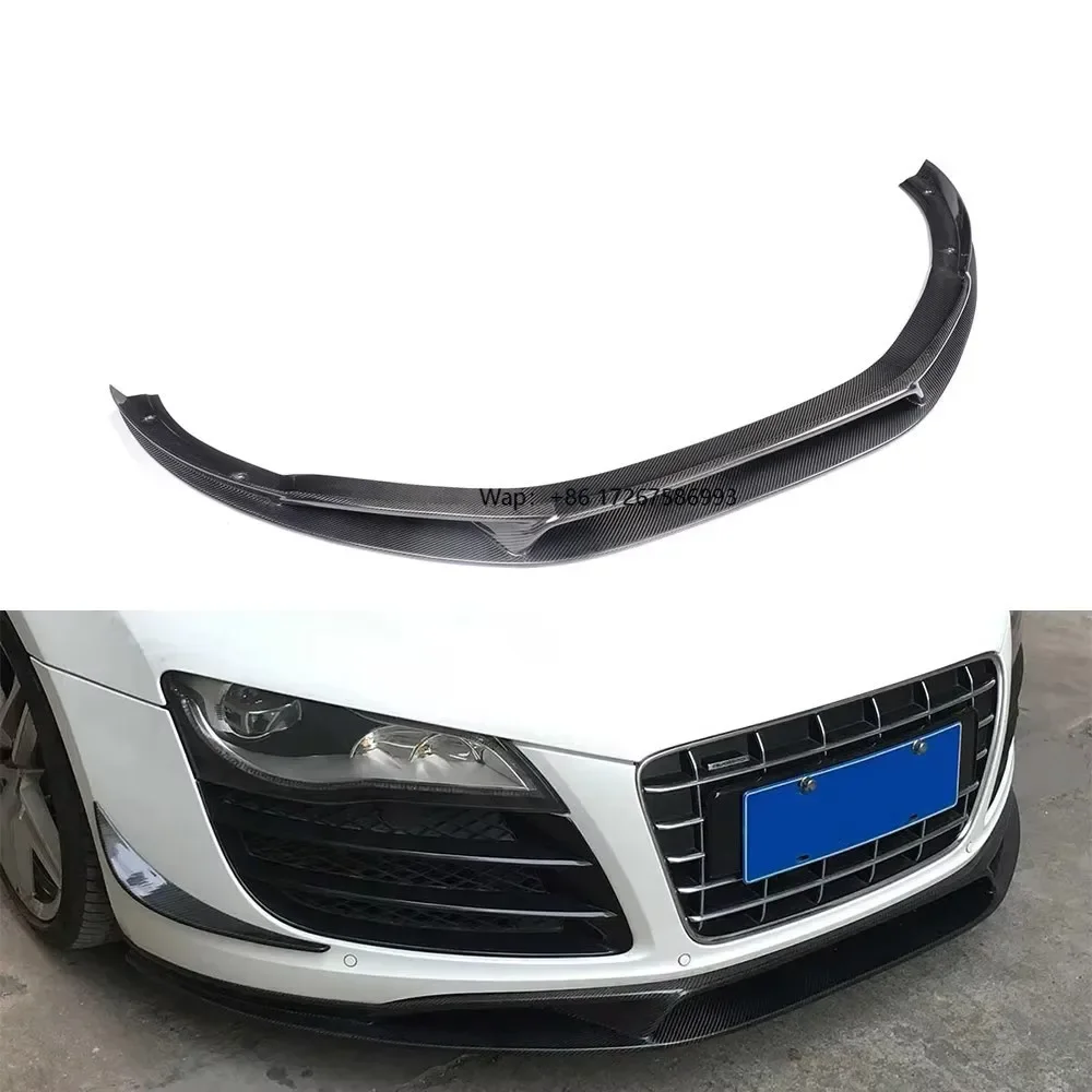 

Carbon Fiber R8 Front Bumper Lip Skirt for R8 V8 V10 GT Spyder Convertible 08-15