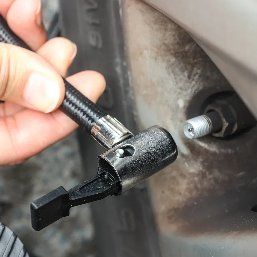 12V DC 300 PSI Car Tire Inflator, Compact Portable Air Compressor Pump with Cigarette Lighter Plug for Emergency Use view 3