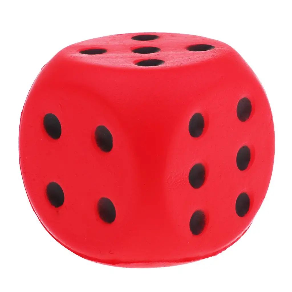 4CM / 6CM Sponge Dice Foam Dot Dice Children Playing Dice for Kids Gilrs Boys Math Teaching Vent Toy Education Toy