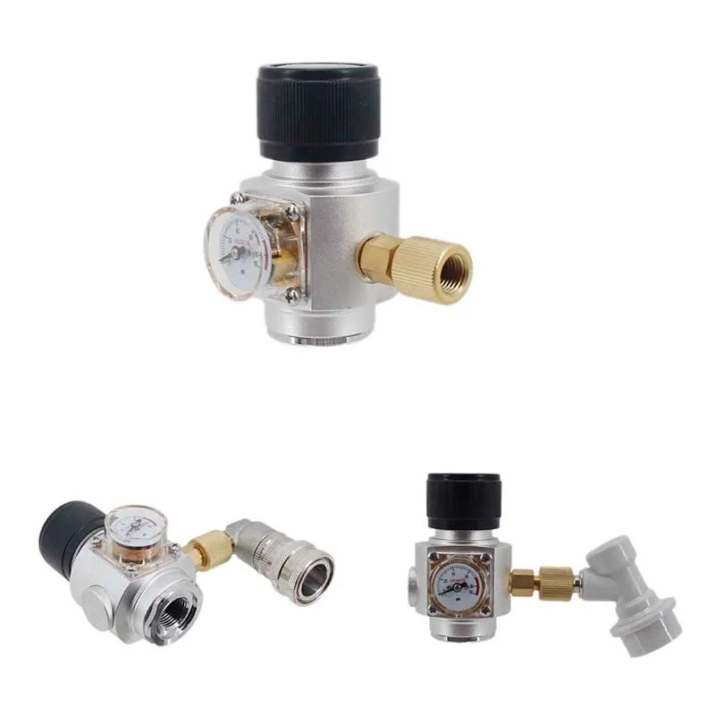 Homebrew Co2 Regulator 0-90 psi 5/8-18UNF Thread Fit 74g Co2 Cartridge Portable Mini Professional Quality Fast Carbonation