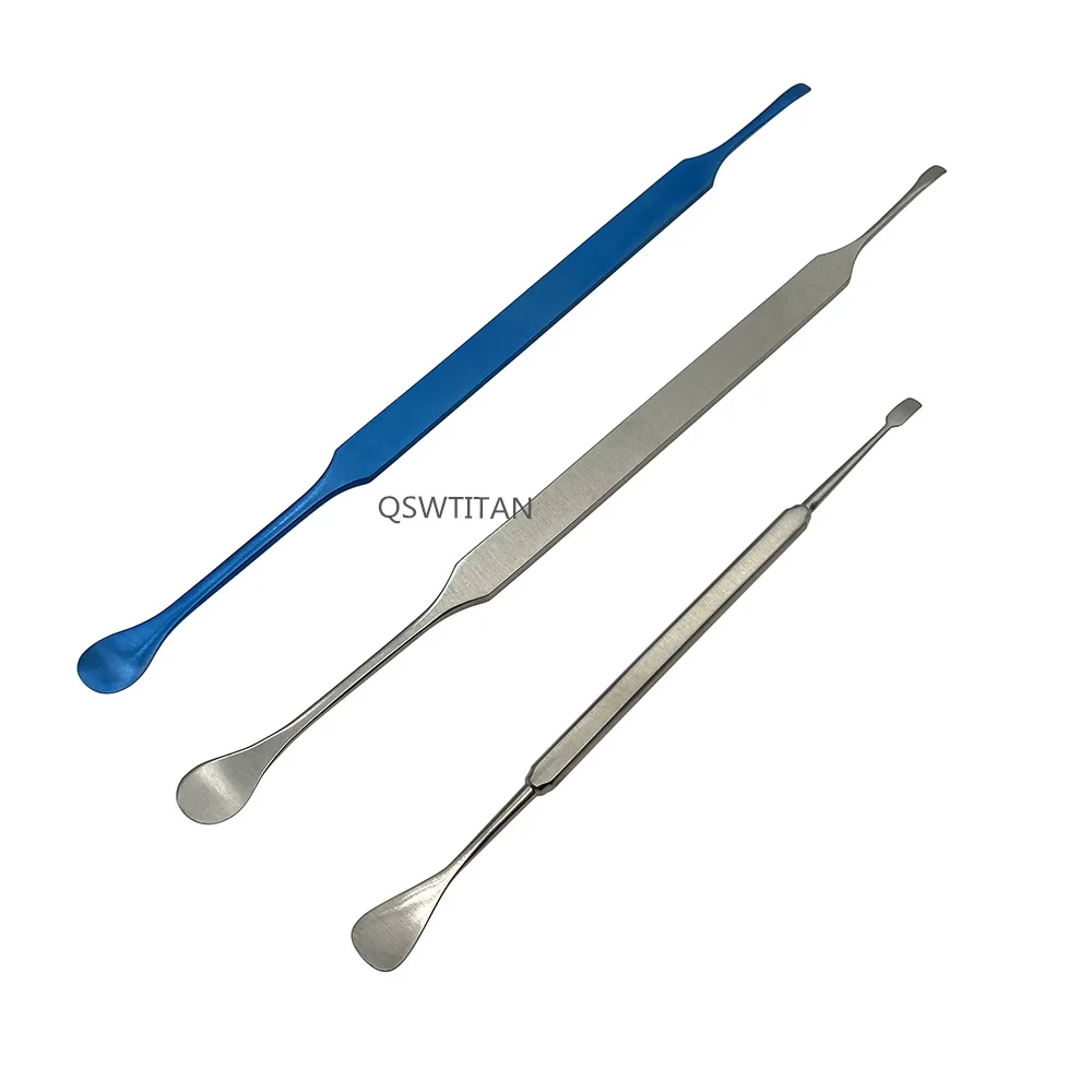 Nasal Elevator Dissector Double Head Stainless Steel/Titanium Cosmetic Plastic Surgical Instruments Hoe Scaler