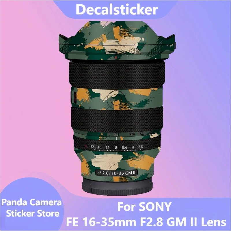 

Для SONY FE 16-35 мм F2.8 GM II наклейка на объектив защитная наклейка на кожу пленка защитное покрытие от царапин FE 16-35 2,8 F/2,8 GMII GM2