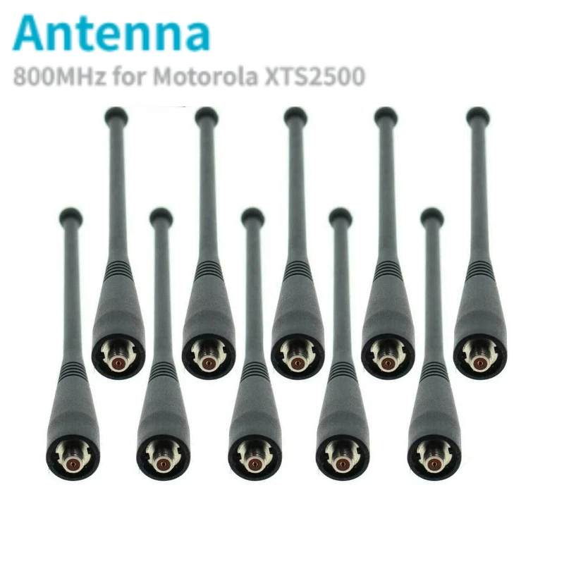 

10PCS Motorola 800MHz Whip Antenna 806-890 MHz For HT1000 JT1000 MTX838 MTS2000 LTS2000 XTS2250 XTS2500 XTS5000 APX7000 APX6000