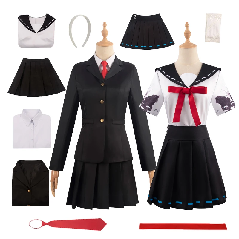 

Identity V Game Anime Kawakami Tomie Cosplay Costumes The Dream Witch Woman JK Uniforms Tmoie Halloween Terror Party Cosplays