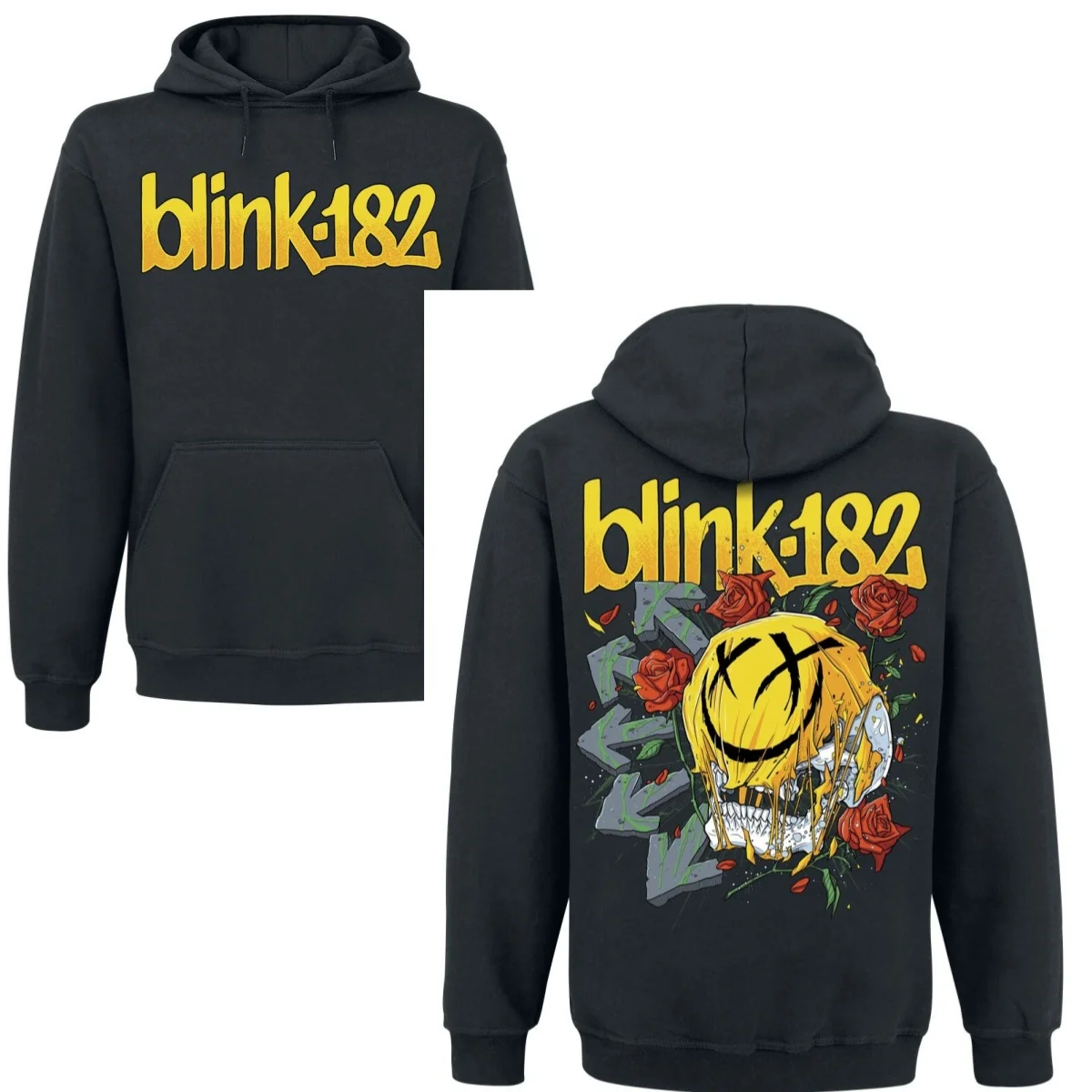 سترة بغطاء للرأس Skull Smile _ Blink 182 لخريف وشتاء 2026 فاخرة راقية لكل من الرجال والنساء Y2k #1