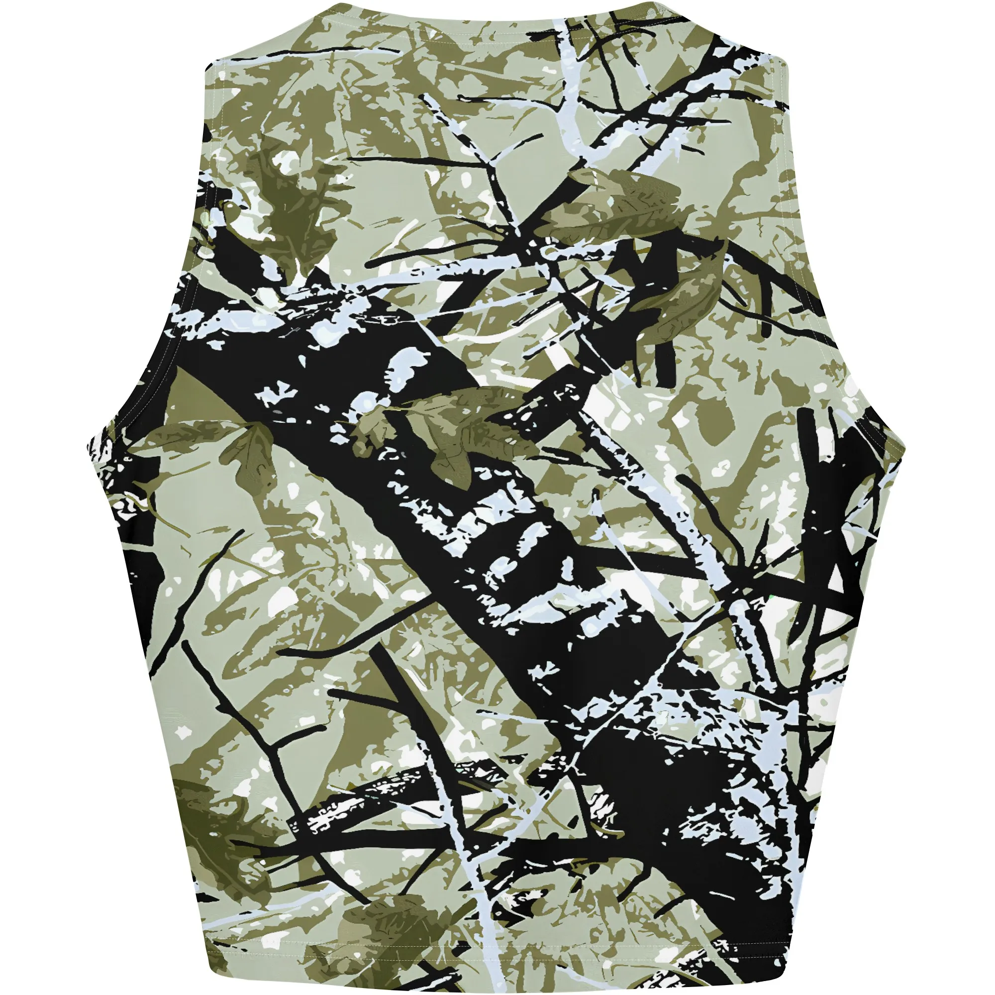 Camo Crop Top, Green Camouflag - Outdoor Hunting Outfit review and price