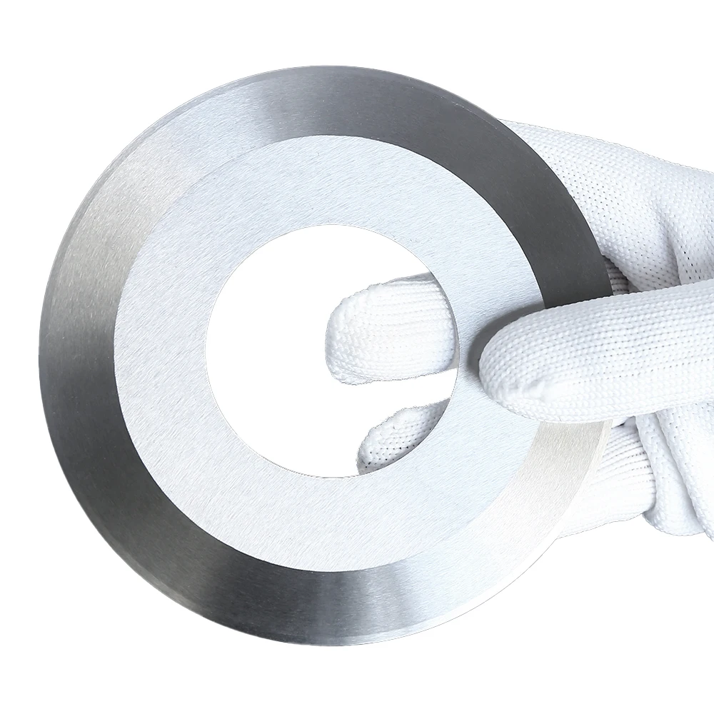 مصنع قطع آلة الحز أجزاء مستديرة القاطع سكين التعميم الحز شفرة للنسيج والجلود ورقة