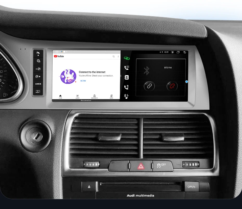 Junsun Kabelloses CarPlay und Android Auto Autoradio für Audi Q7 4L 2005-2015 MMI 2G 3G Intelligentes System Stereo 4G GPS-Navigation Multimedia-Player Touchscreen – Detail 13