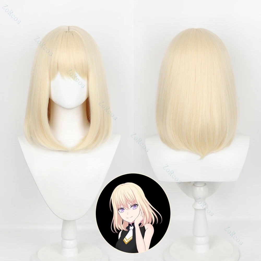 Ave Mujica Doloris Cosplay Wig Mitsumi Uika Heat Resistant Synthetic Hair Role Play Wig Free Cap Wig