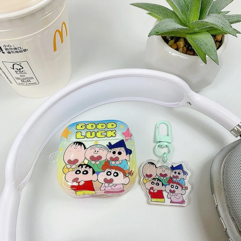 

Suitable for Appleairpods3/4Cartoon Shin-chanIMDEarphone sleevesPRO2/PRO3Cute Full Coverage Set