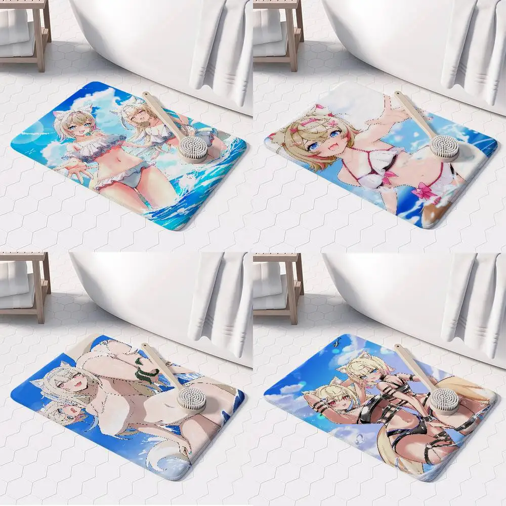 

Fuwawa Abyssgard Floor Mat Printed Large Carpets Room And Bedroom Carpets Bathroom Anti Slip Door MATS Small Carpets