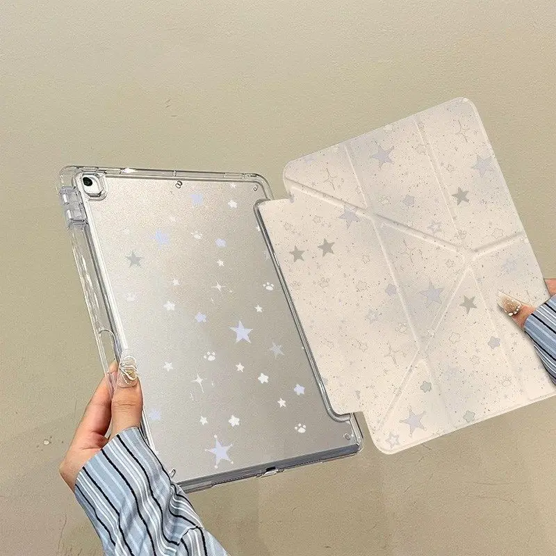Star Shockproof 3+Y Fold Tablet Cover for Xiaomi Pad 5/5Pro 6/6Pro 11 Inch Xiaomi Pad 7/7Pro 8/8Pro 11.2 Redmi Pad SE 11 Pro12.1