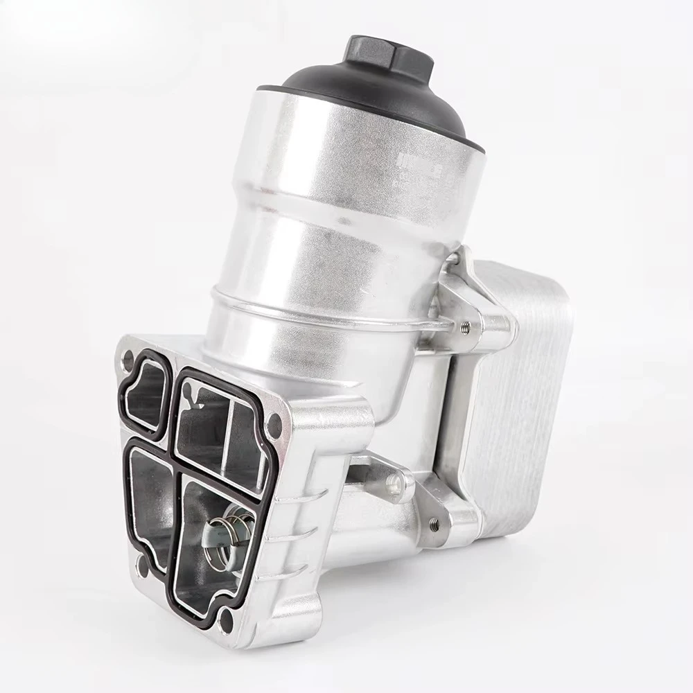 Aluminium Oil Cooler Housing & Radiator For VW Passat Polo Caddy Tiguan EOS Seat Skoda 2.0L TDl 03L115389C 03L115389H 03L117021C