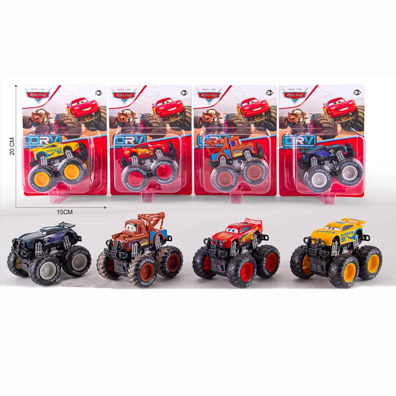حار بيكسار سيارات على الطرق الوعرة مركبة التراجع مجموعات الالعاب سبيكة البلاستيك البرق ماكوين نموذج سيارات لعب المركبات للأطفال هدية عيد الميلاد