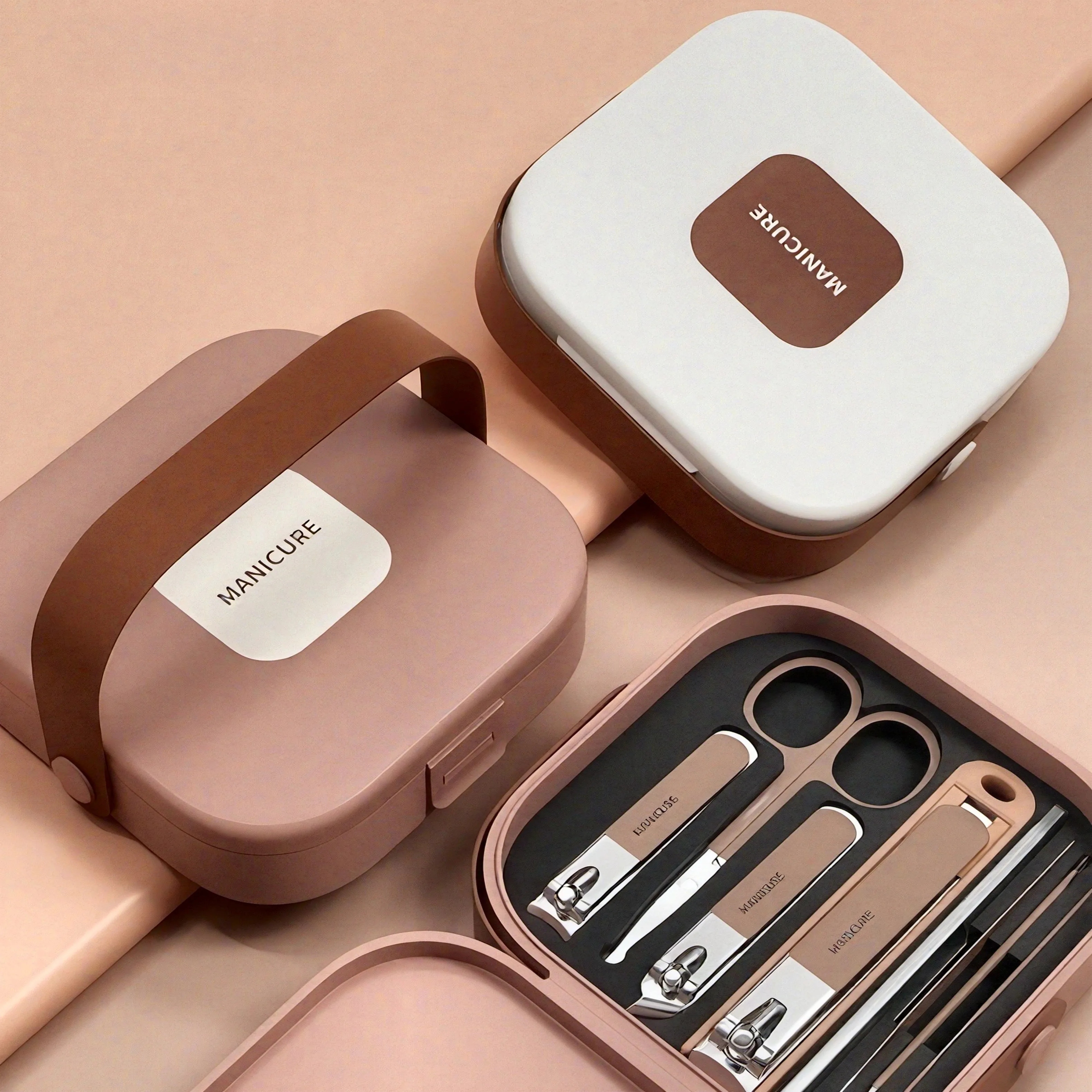 

Набор водонепроницаемых кусачек для ногтей с кусачками для ногтей из нержавеющей стали, пилочка для ухода за ногтями, косметический набор для мужчин и женщин, рождественский подарок