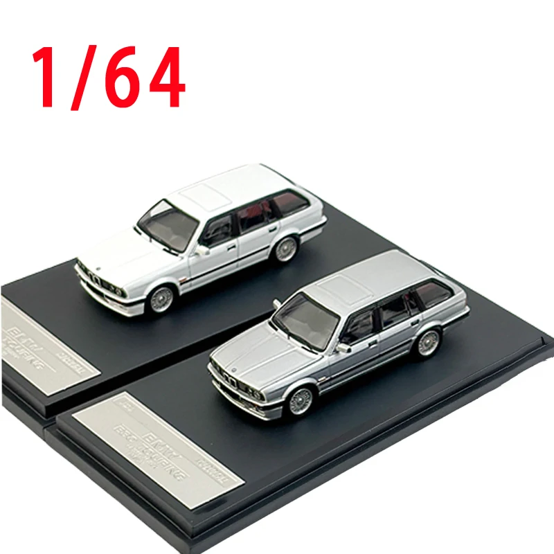 Diecast 1/64 Scale BMW E30 Crock Car Model BMW E30 Open Cover Wide Body Low Lying Racing Car Model Collection Decoration