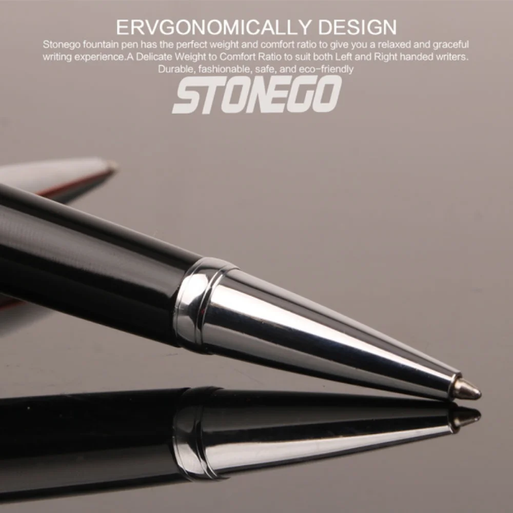 قلم حبر جاف معدني صغير دوار هدية الأعمال قلم زيت متوسط اللوازم المدرسية المكتبية أداة الكتابة