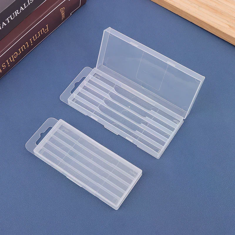 NEW 5/10 Hole Transparent Packaging Case Plastic Twist Drill Empty Box Storage Box Toolbox Tool Accessories Woodworking