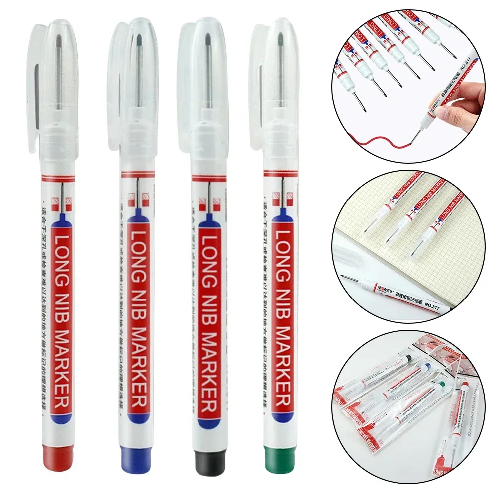 Waterproof And Quick Drying  Precise And Intricate Designs  Woodworking Perforating Pen Set Deep Hole  DIY Decoration Tool