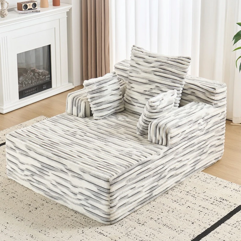 modern simple Lazy sofa living room comfortable frameless Single sofa compressed multifunctional sofá cama comprimido furniture