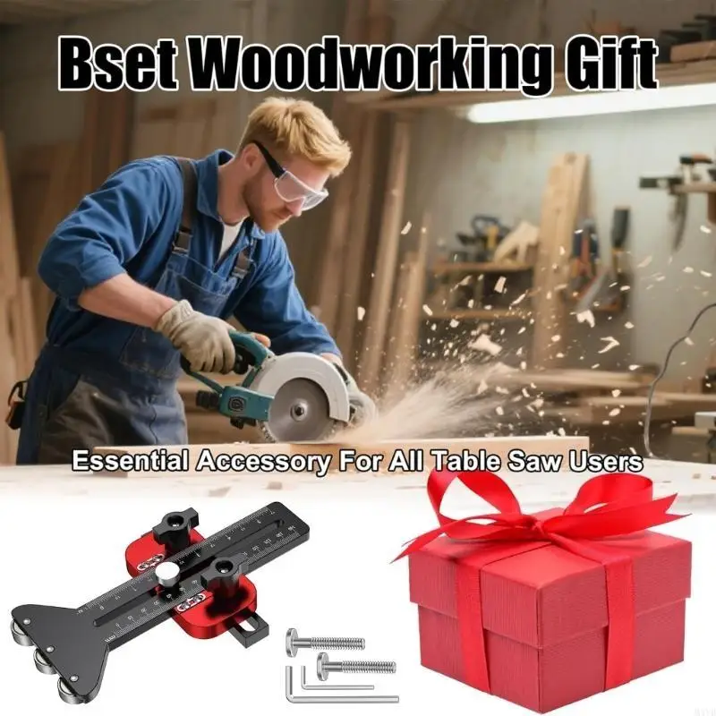 دليل المواد الرقيقة القابلة للتعديل الدليل Rips Jig for Table Sawer Trail #1