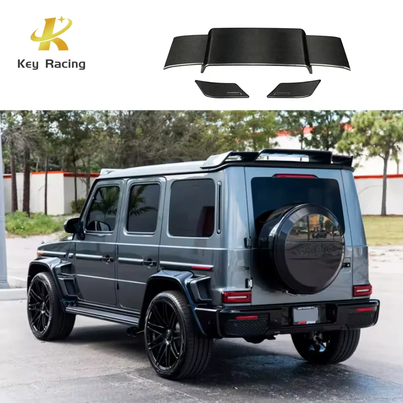 

G63 G65 W463 W464 Autos Accesorio Rear Spoiler Carbon Fiber Roof Spoiler Trunk Wing For Mercedes Benz G Class W463 W464