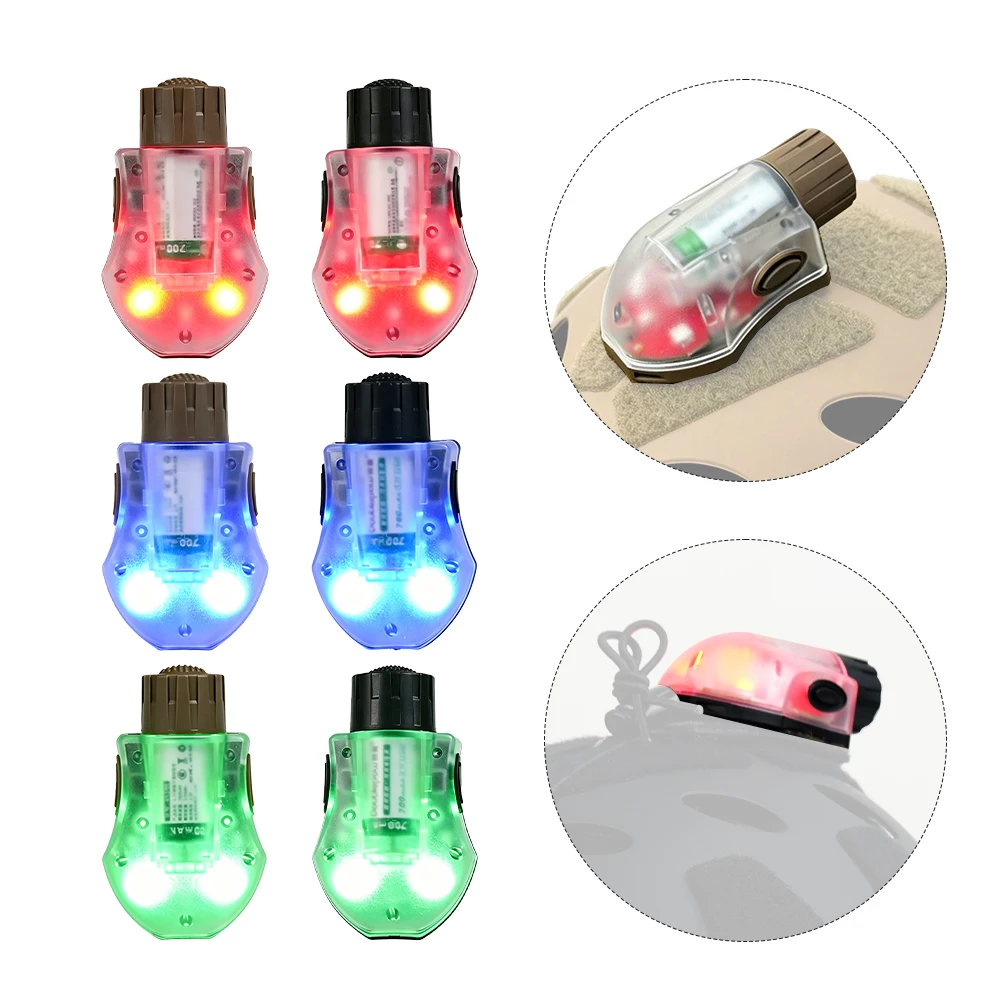 BOOIU Tactical Survival Strobe Light IR Identification RGB Waterproof Helmet Flash Light For FAST Helmet Hunting Outdoor Device