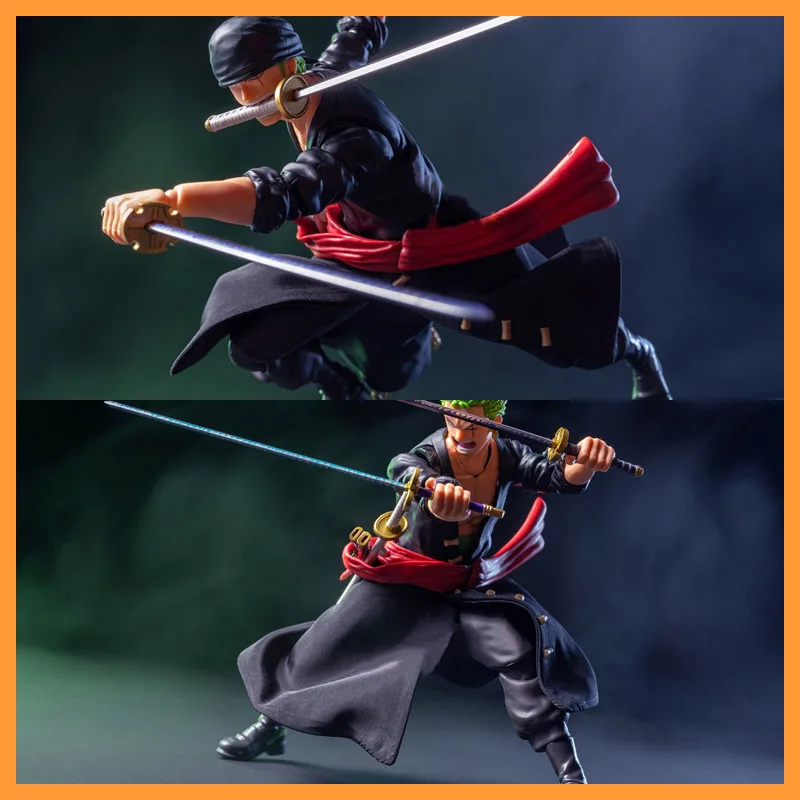 【High Quality】shf 1/12 Scale Classic Japanese Anime Role Roronoa Zoro Skirts Clothing Model for 6” Male Soldier Action Figures