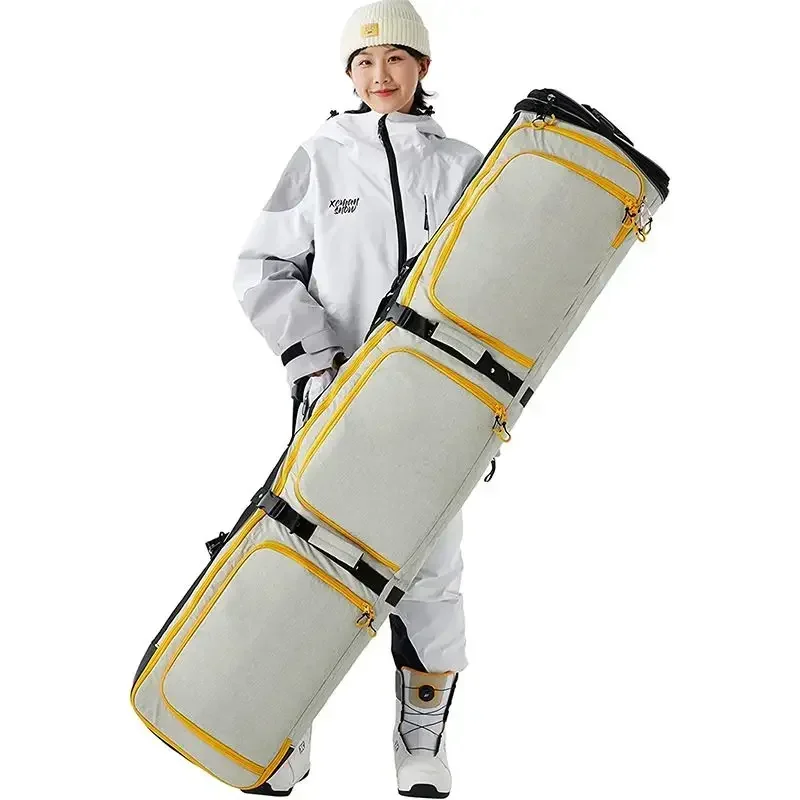 

New Product Portable Ski Boots Bag Travel Large Winter Sports Ski Backpack Snowboard Bag with Wheels with High Quality