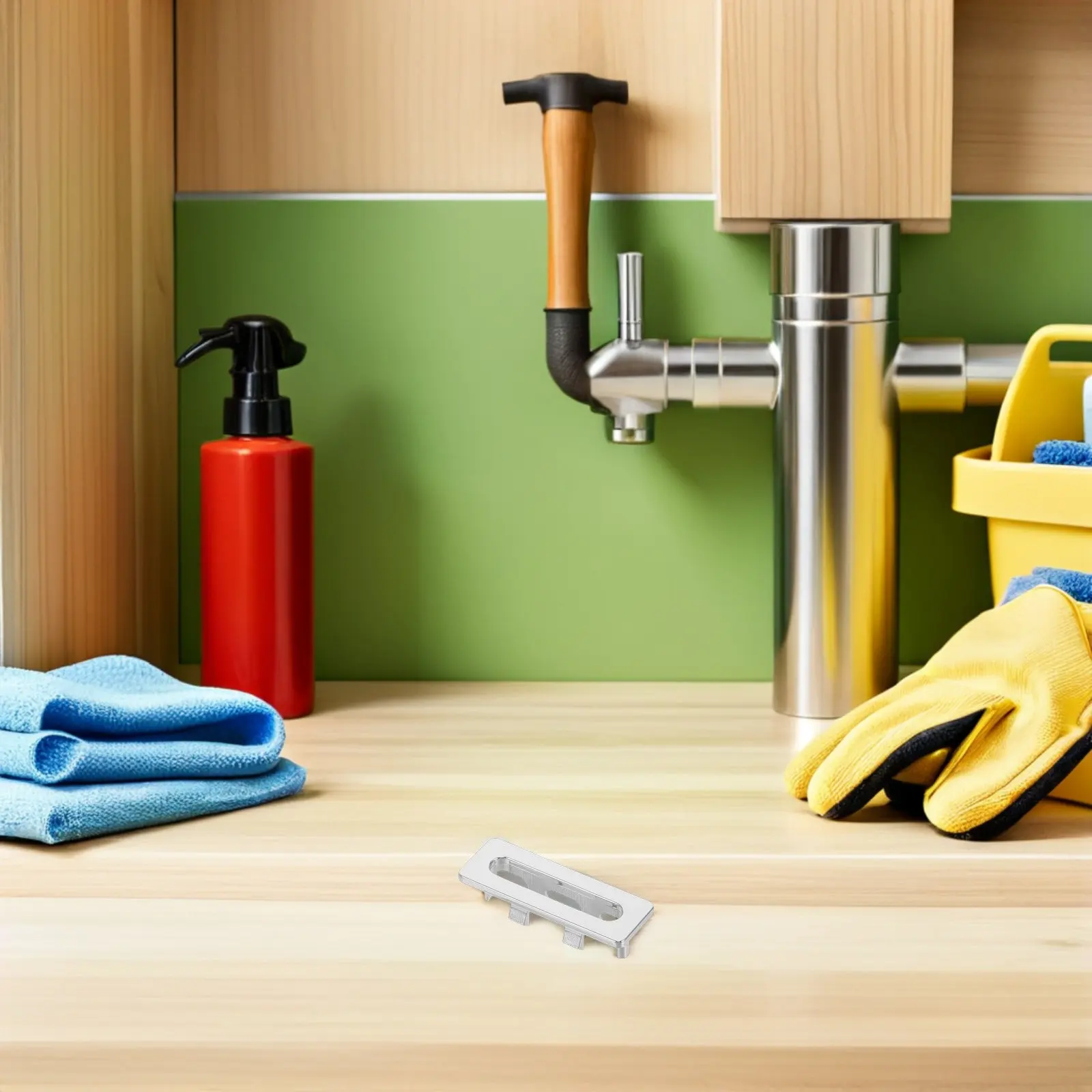 

10Pcs Sink Overflow Ring Plastic Rectangle Basin Hole Cover Decorative Bathroom Sink Overflow Cap Kitchen Vanity Drain Insert