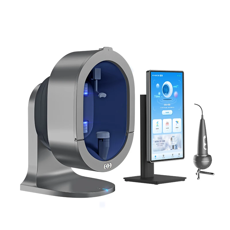 プロフェッショナル3D肌テストアナライザー フェイシャルスキャナー アナライザーマシン AIスマート肌分析マシン