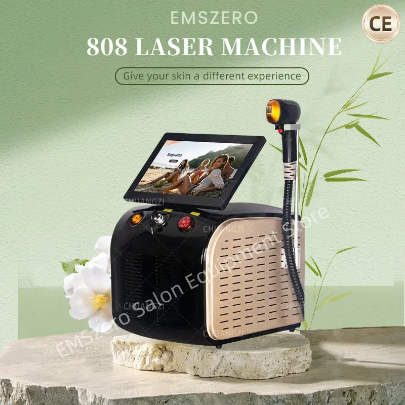 Professional 3000W High Power 755nm 808nm 1064nm Diode Laser Hair Removal Machine lce Titanium Painless Epilator For Salon New