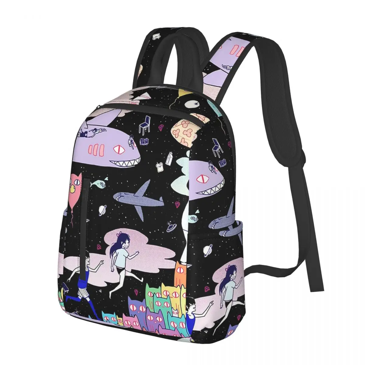 

Omori Student Backpack School Bag Hiking Travel Daypack for Boys Girls Fashion Bookbag Shoulder Bags