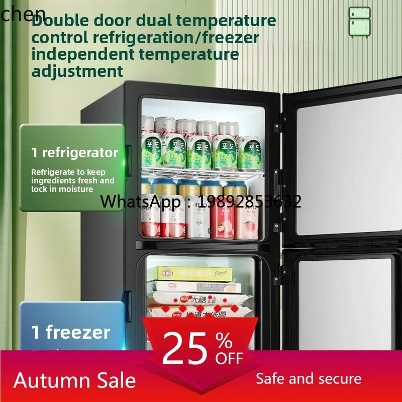

energy-saving small refrigerator household small office double door refrigerator