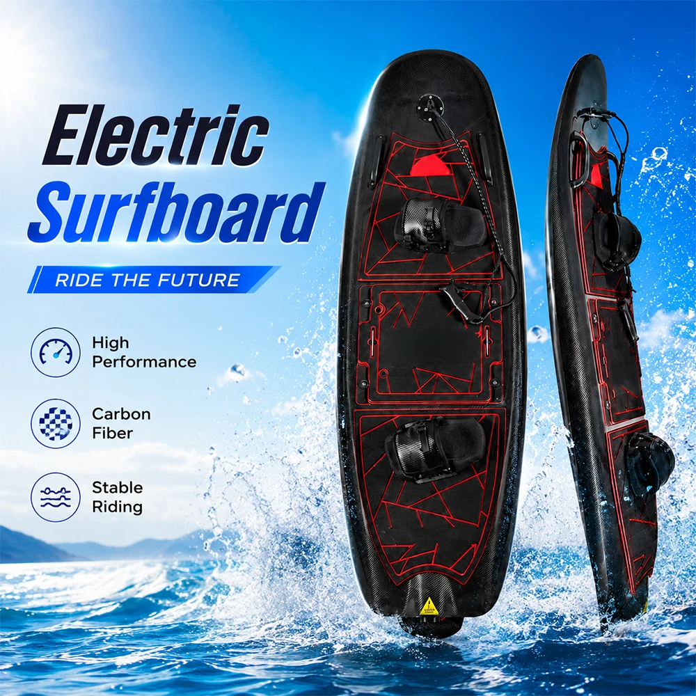 Luxury Electric Surfboard Lightweight Jet Surf Board Powerful Thrust Stable Control for Water Sports Adventure view 4
