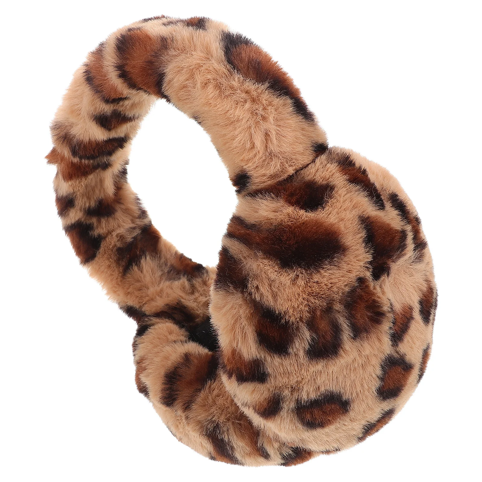 Cuffie per le orecchie invernali leopardate da donna Copri orecchie caldi Antivento Resistente al freddo Sci all'aperto Snowboard Protezione quotidiana streetwear