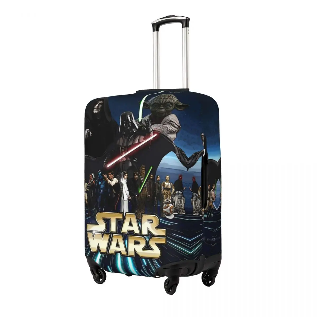 Cartoon W-Wars Anime S-Star Suitcase Cover Business Protection Vacation Practical Luggage Supplies