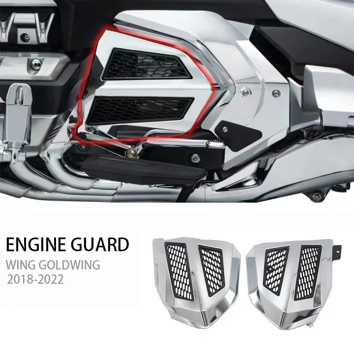 brand new Suitable for Honda Gold Wing GL1800 F6B 2018 - 2022 modified parts fairing radiator engine gearbox chrome cover