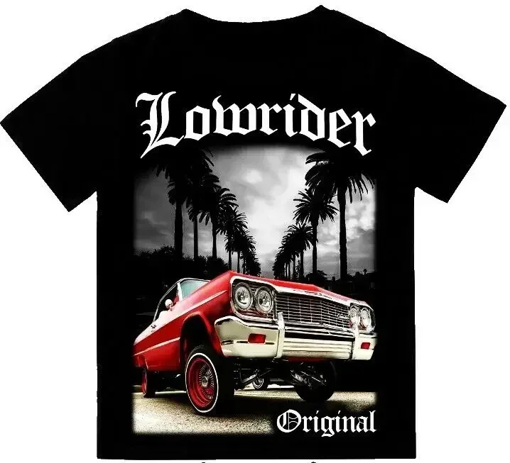 2024 NEW Low Rider Original Mens Heavyweight T-Shirt Print On Shaka Wear Tee High Quality Brand Casual