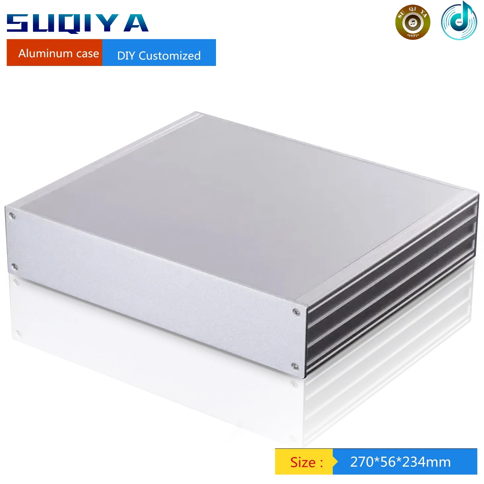 

case 270*56*234 mm Mini aluminum amplifier chassis/ Mainframe computer / Instrumentation chassis /AMP Enclosure / case / DIY box