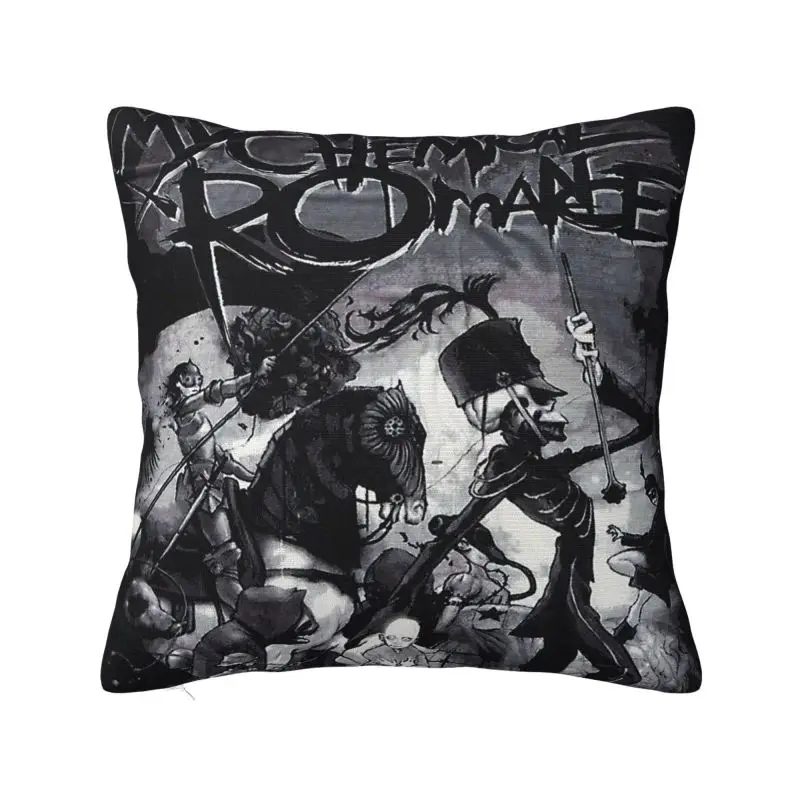 Custom Rock Music Band MCRMy C-Chemical Romances Cushion Cover Home Decor 3D Printing Throw Pillow for Living Room Two Side