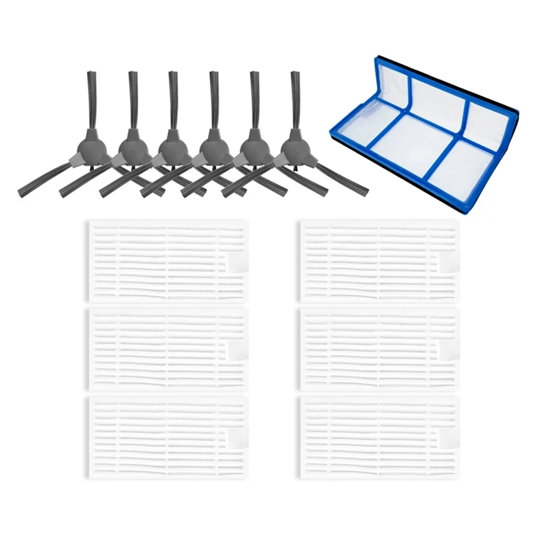 สำหรับ erabros Rs1หุ่นยนต์ดูดฝุ่นอะไหล่แปรงด้านข้างอุปกรณ์เสริมแผ่นกรอง HEPA