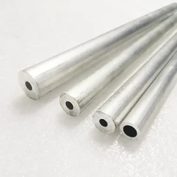 L 500mm 6061 Aluminum Tube AL Capillary Hollow Aluminum Pipe CNC Metal OD 3/4/5/6/7/8/9/10/11/12/13/14/15 To 50mm/ ID 1-48mm