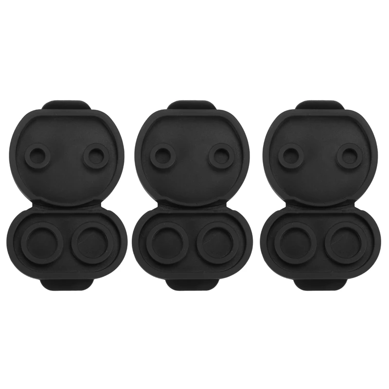 3X Silicone Charging Port Waterproof Dustproof Protective Cover For Tesla Model 3 2017-2020 Model Y-Eur Version