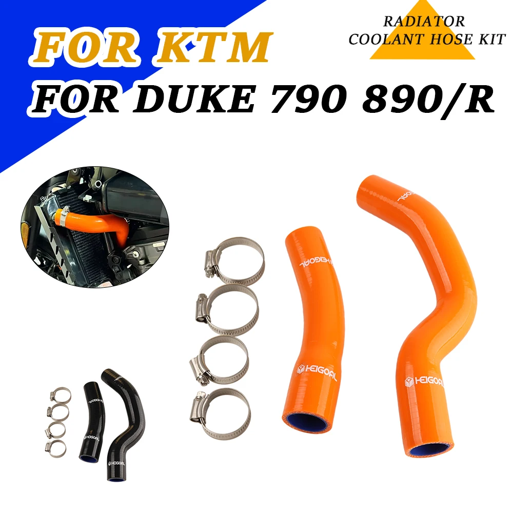 

FOR DUKE 790 Radiator Cooling Hose FOR KTM DUKE 890 R 890R DUKE790 DUKE890 DUKE890R Motorcycle Silicone Water Pipe Accessories