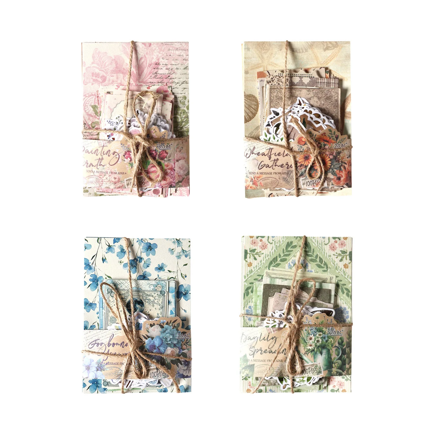 

24 компл./лот, блокноты, материал, бумага, Дальний ветер, вера, мусорный журнал, бумага для скрапбукинга, украшения, канцелярские принадлежности