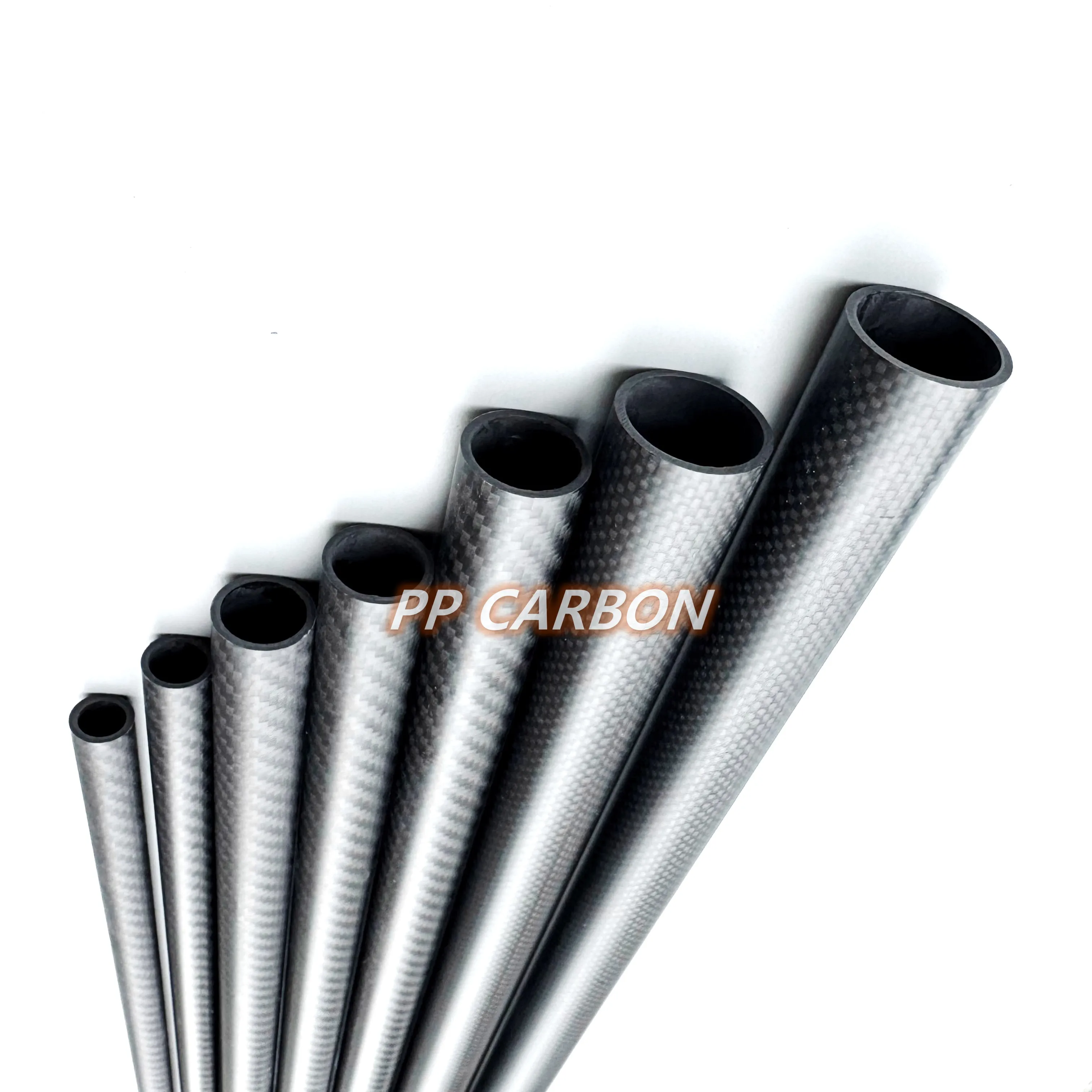 750mm 600mm Carbon Fiber Tube for RC Helicopter Airplane Parts OD 10mm 16mm 20mm 22mm 24mm 26mm 30mm Hardness Composite Material